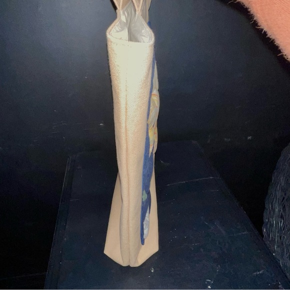 HEIRLOOM DESIGNS LOOKOUT MT, TENN PUFFY BUTTERFLY  AND FLORAL TOTE PURSE - Picture 6 of 12